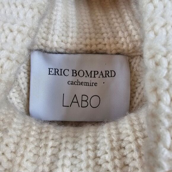 Eric Bompard Labo Collection Galaxie Cashmere Sweater In Ivory - Picture 2 of 10